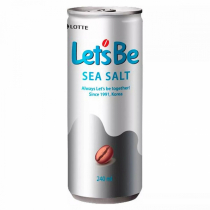 LOTTE Let's Be Sea Salt Напиток кофейный в банках 240мл