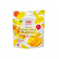 PRB Dried Mango "STIKS DRIED MANGO" TM "Love Life" Сушёный манго "Люблю Жизнь" 53г