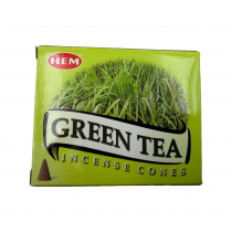 HEM Green Tea Cones Благовоние конусы Зелёный Чай 10шт