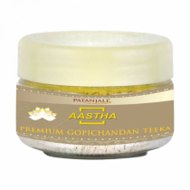PATANJALI Aastha Pooja Gopi Chandan Благовония сыпучие порошковые Сандал 25г