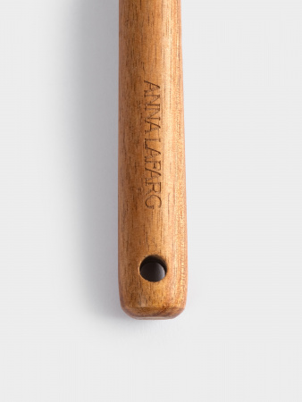 Половник, 31 см, силикон/дерево, молочный, Wenge