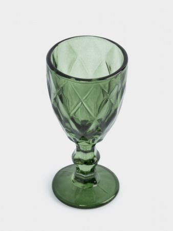 Рюмка, 50 мл, стекло Р, зеленая, Diamond color